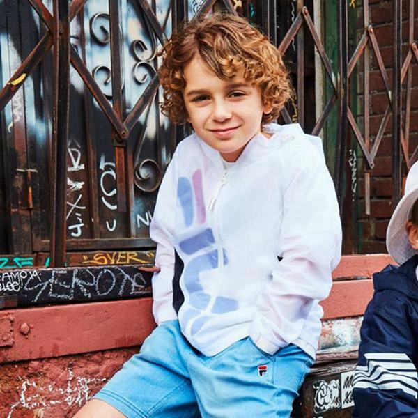 Chaquetas Fila Niños Blancas - Pisa Windbreaker - España 068712ZCS